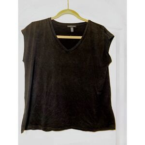 Eileen fisher women's black sleeveless top size‎ XS